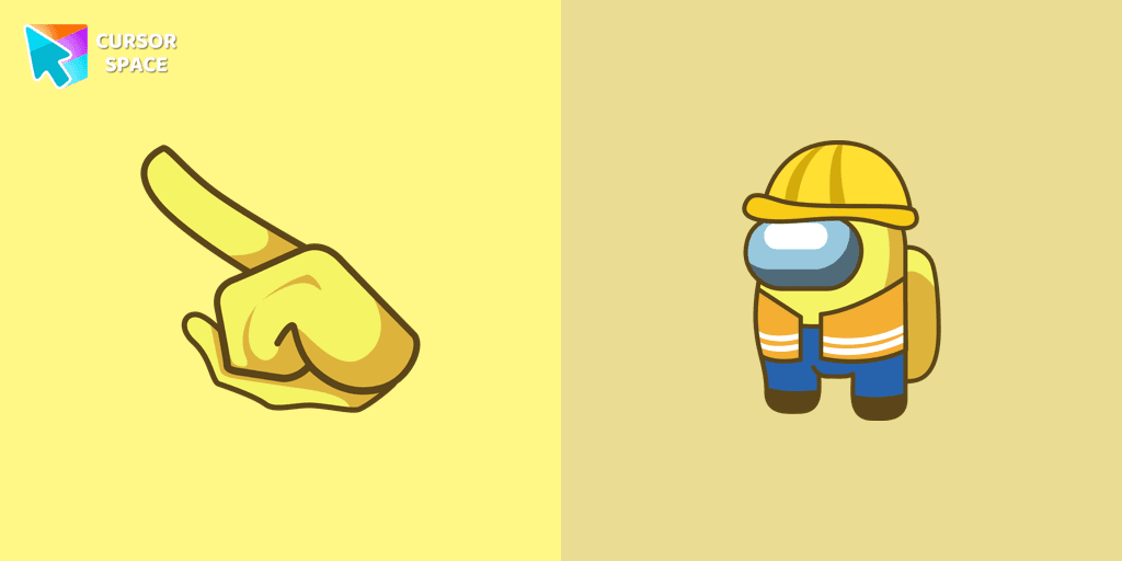 Among Us Builder Character cursor cursor pack